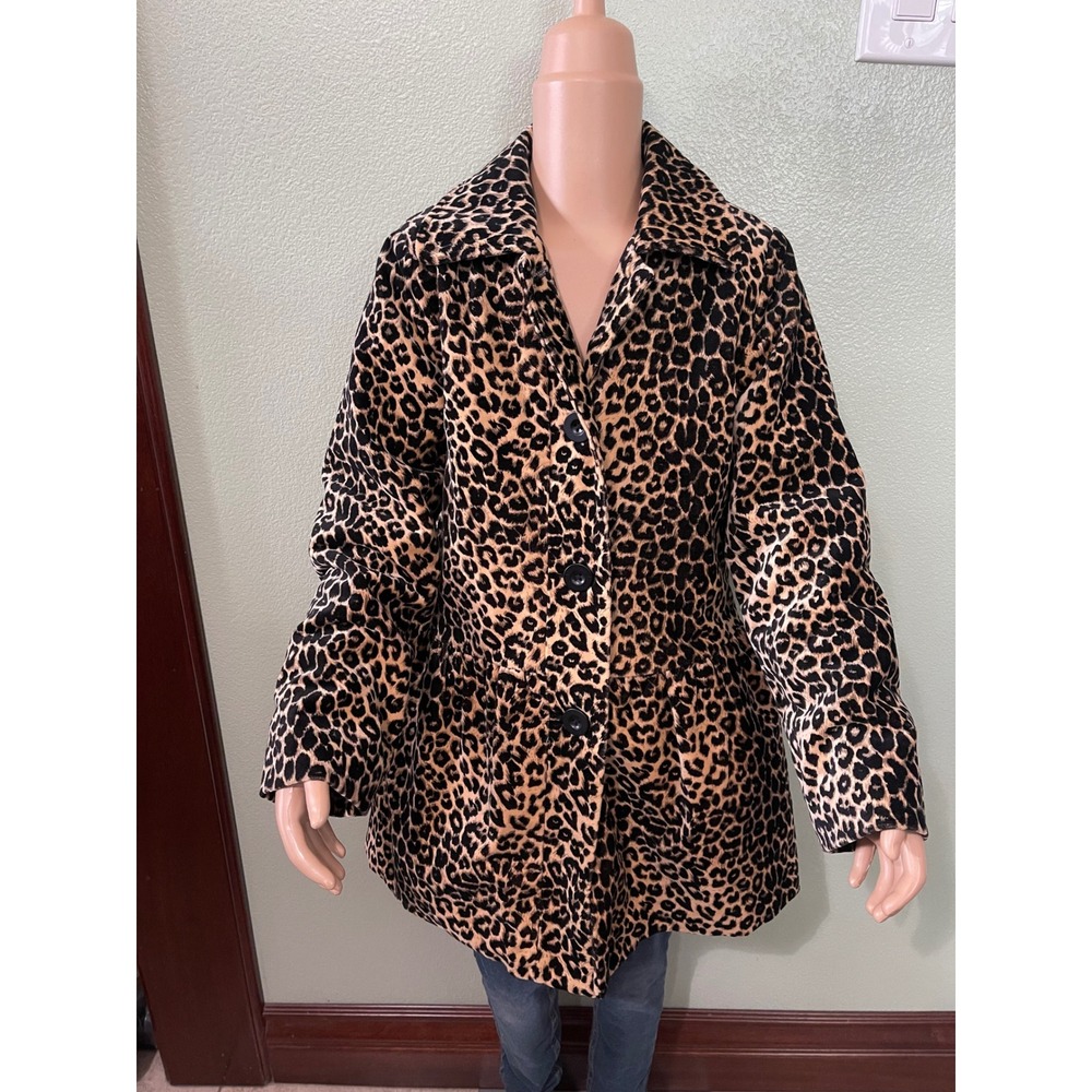 Copper Key Leopard  Print Girls Coat Size 6/6X Used